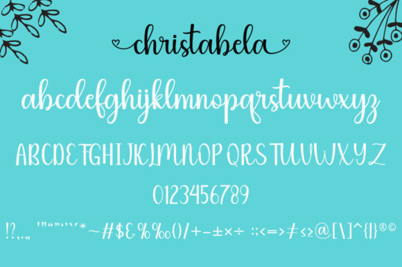 Love Christabela Font PNG with transparent background - Preview 3