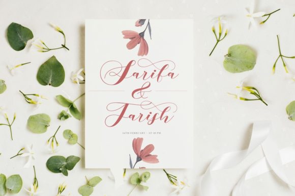 Loving Hearty Font PNG with transparent background - Preview 3