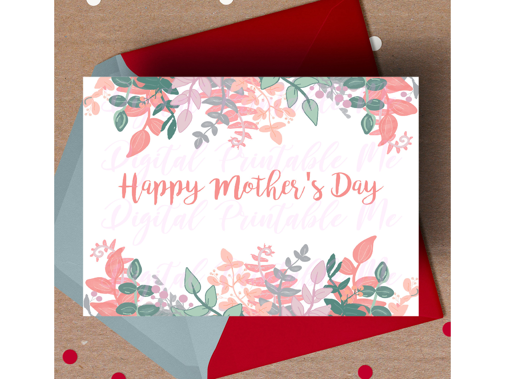 Mother's Day Card, Happy Mother's Day