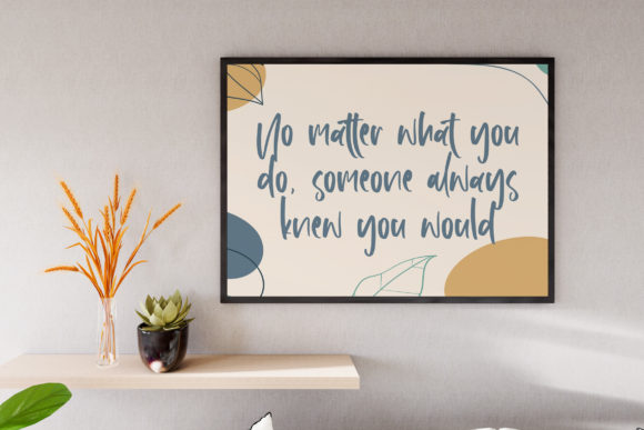 Neighbor Gossip Font PNG with transparent background - Preview 3