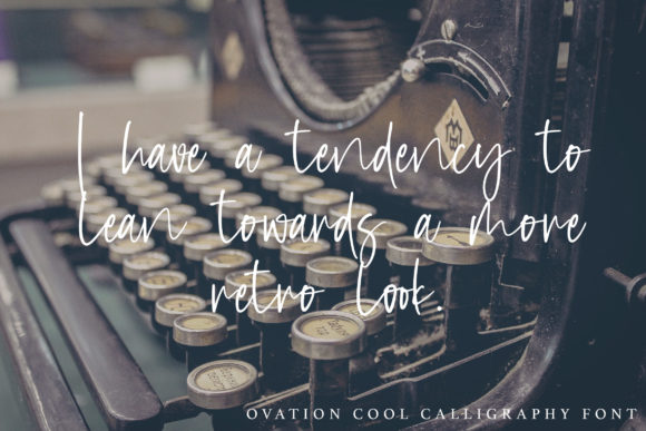 Ovation Font PNG with transparent background - Preview 2