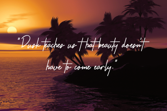Paradise Font PNG with transparent background - Preview 3
