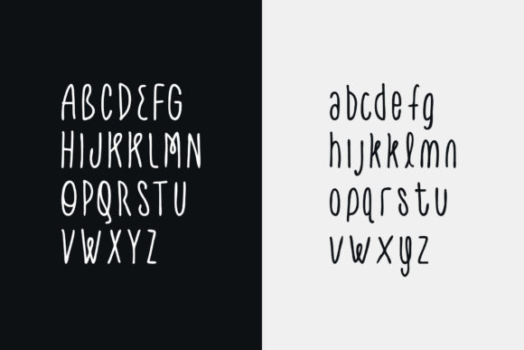 Silver Night Font PNG with transparent background - Preview 3