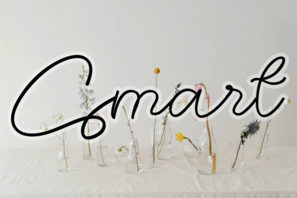 Simple Mateure Font PNG with transparent background - Preview 3