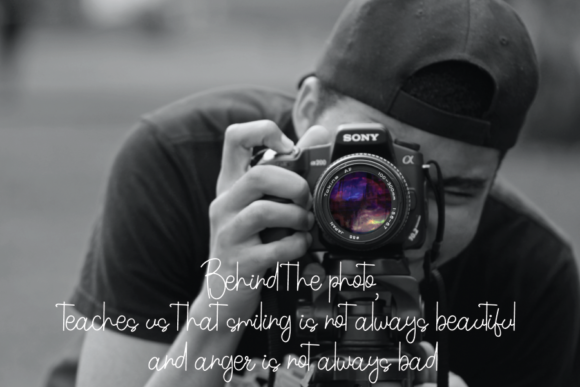 Smart Ghosting Font PNG with transparent background - Preview 3