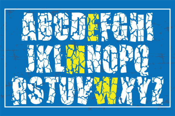 Crack Font - Preview 1