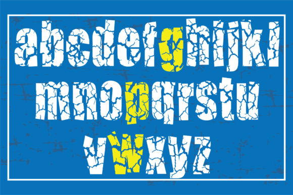 Crack Font - Preview 2