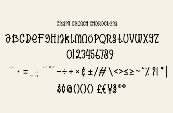 Crispy Crunch Font - Preview 4