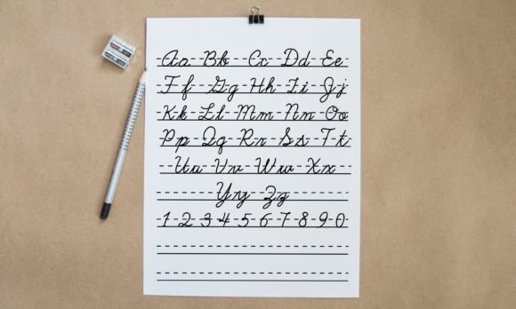 Cursive Letters Font - Preview 1