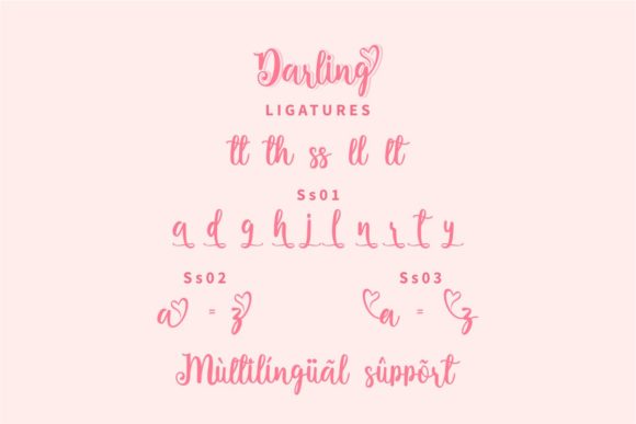 Darling Font - Preview 4