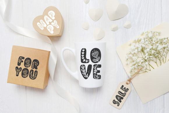 Flower Font - Preview 2