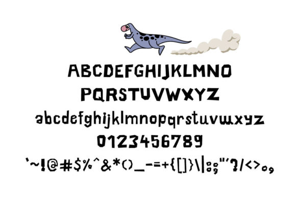 Fossisaurs Font - Preview 4