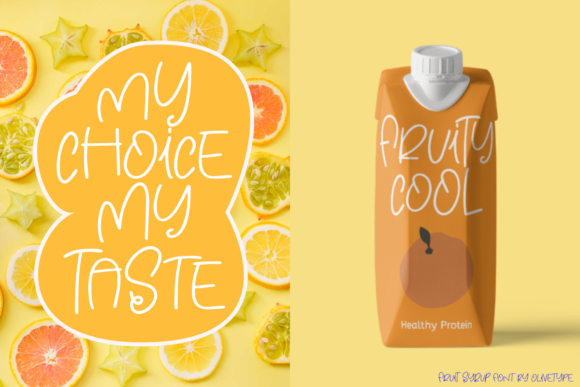 Fruit Syrup Font - Preview 1