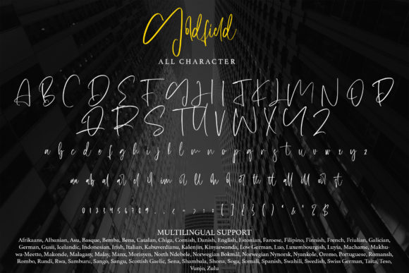 Goldfield Font - Preview 6