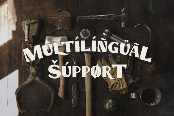 Hastag Vintage Font PNG with transparent background - Preview 5