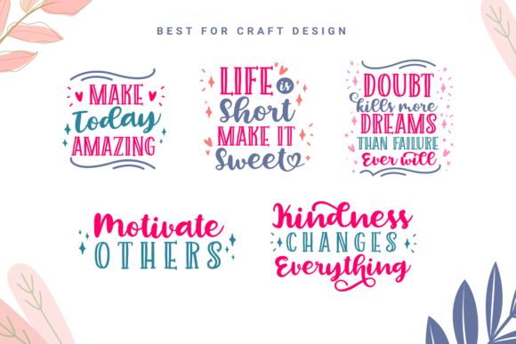 Kindest Hearts Font PNG with transparent background - Preview 3