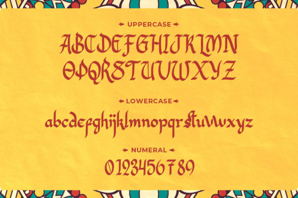 King Malik Font PNG with transparent background - Preview 1