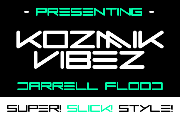 Kozmik Vibez Font PNG with transparent background - Preview 1