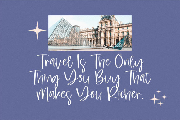 Loving Paris Font PNG with transparent background - Preview 3