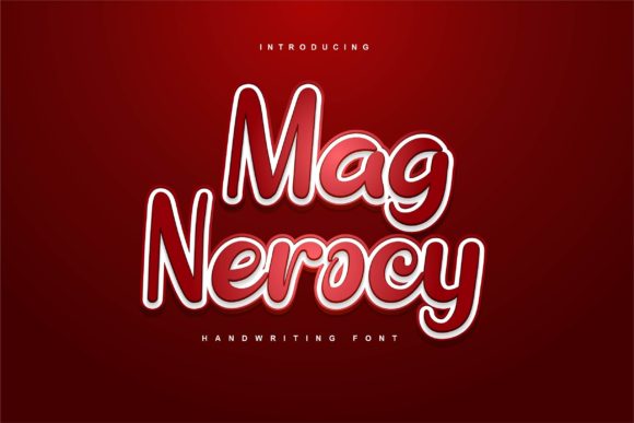 Mag Nerocy Script & Handwritten Font By himmahdesign