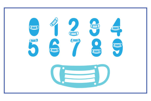 Mask 2021 Font PNG with transparent background - Preview 2