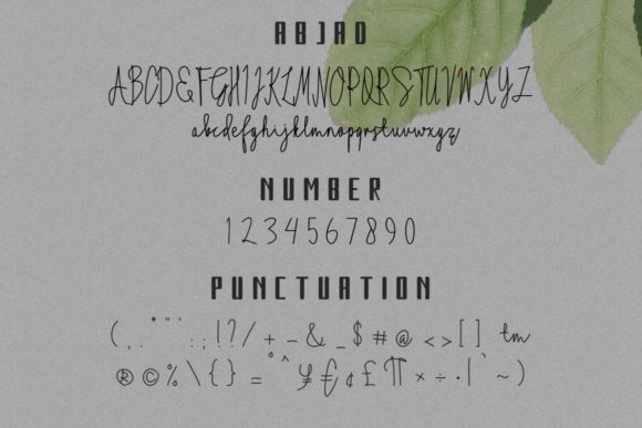 Meilankolis Font PNG with transparent background - Preview 1