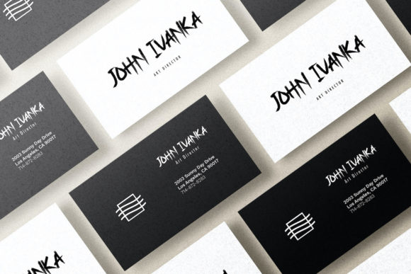 Parakan Brush Font PNG with transparent background - Preview 2