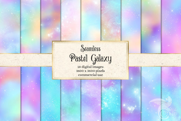 Pastel Galaxy Digital Paper