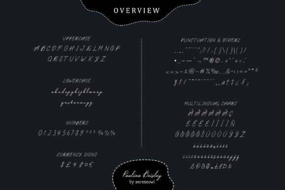 Paulina Beisley Font PNG with transparent background - Preview 3
