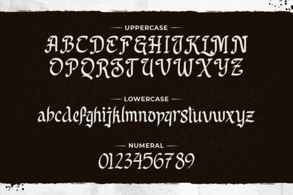 Reclaim Glory Font PNG with transparent background - Preview 1