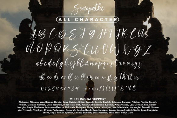 Senopathi Font PNG with transparent background - Preview 6