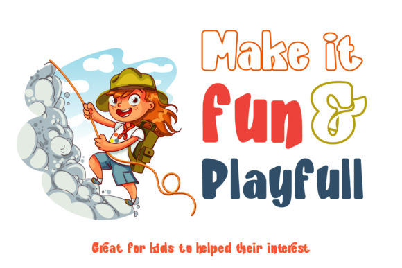 Silly Kids Font PNG with transparent background - Preview 1