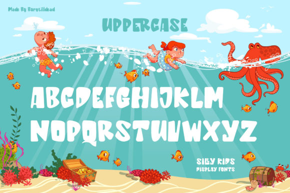 Silly Kids Font PNG with transparent background - Preview 2