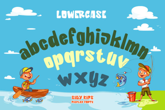 Silly Kids Font PNG with transparent background - Preview 4