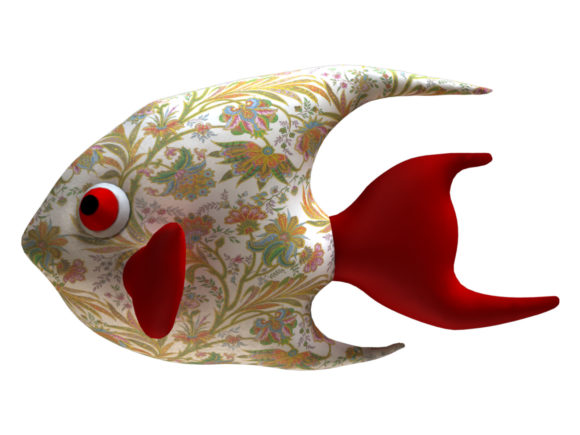 Angelfish Plush Pattern + Resizing