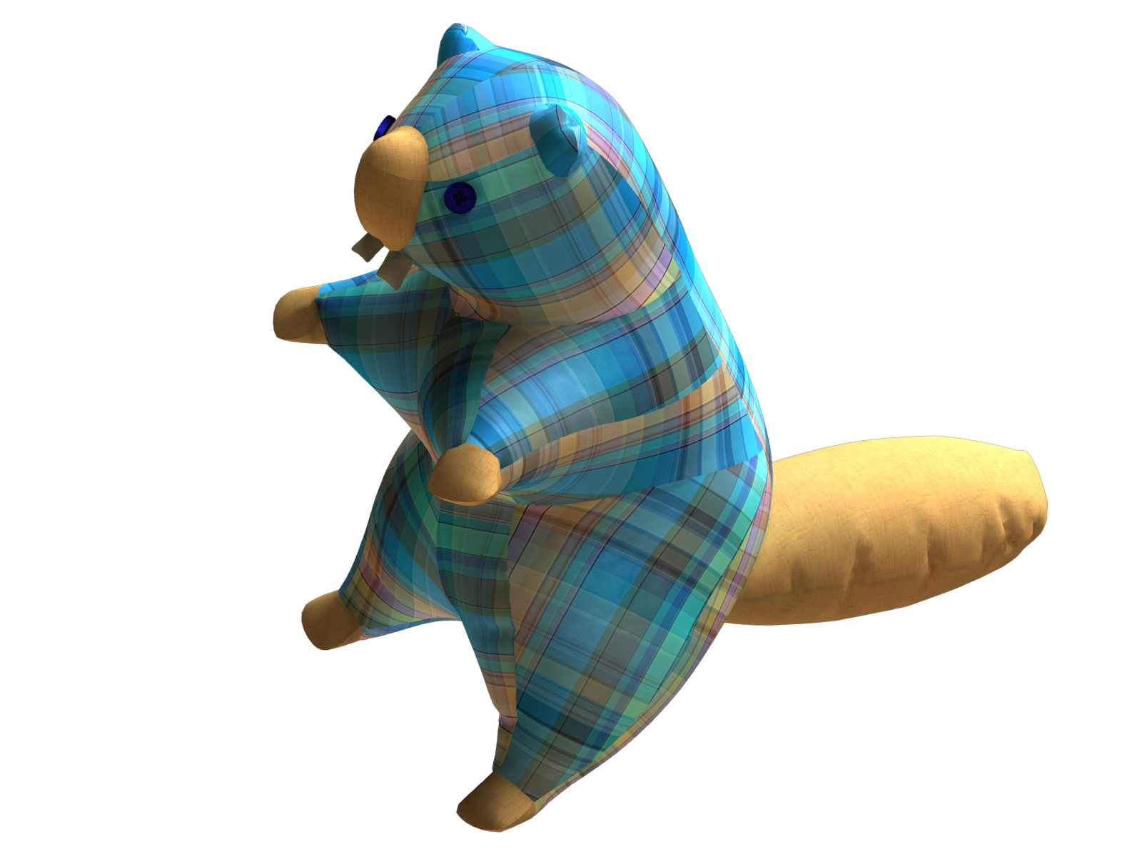 Beaver Plush Pattern + Resizing