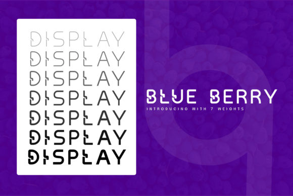 Blueberry Font - Preview 2
