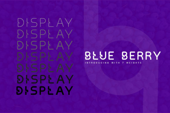 Blueberry Font - Preview 3