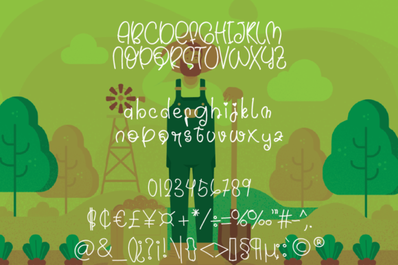 Bonipe Farming Font - Preview 1