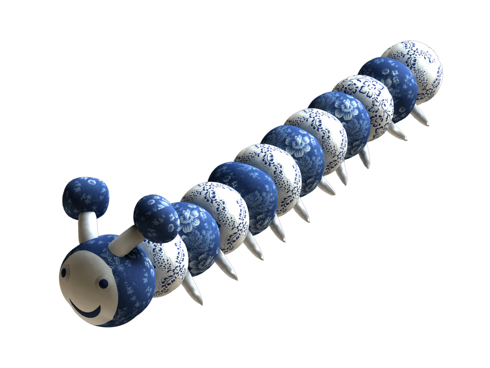 Caterpillar Plush Pattern + Resizing