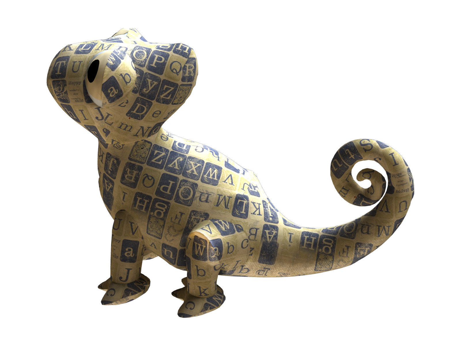 Chameleon Plush Pattern + Resizing