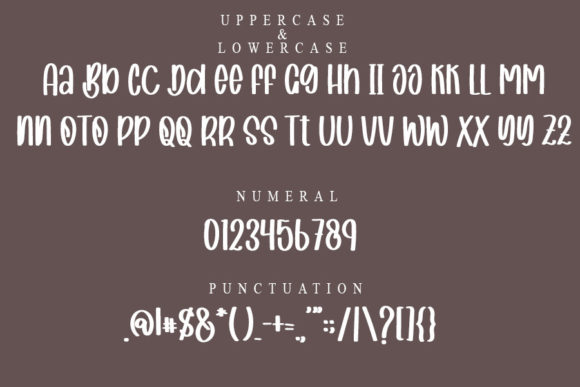 Coffee Font - Preview 3
