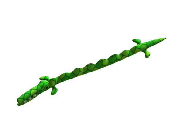 Crocodile Plush Pattern + Resizing