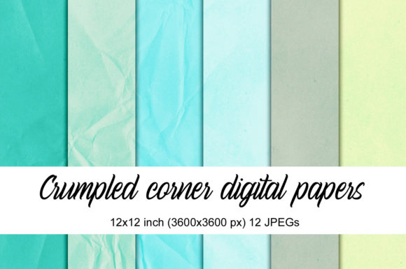 Crumpled Corner Digital Papers Graphic Textures By Andrea Kostelic