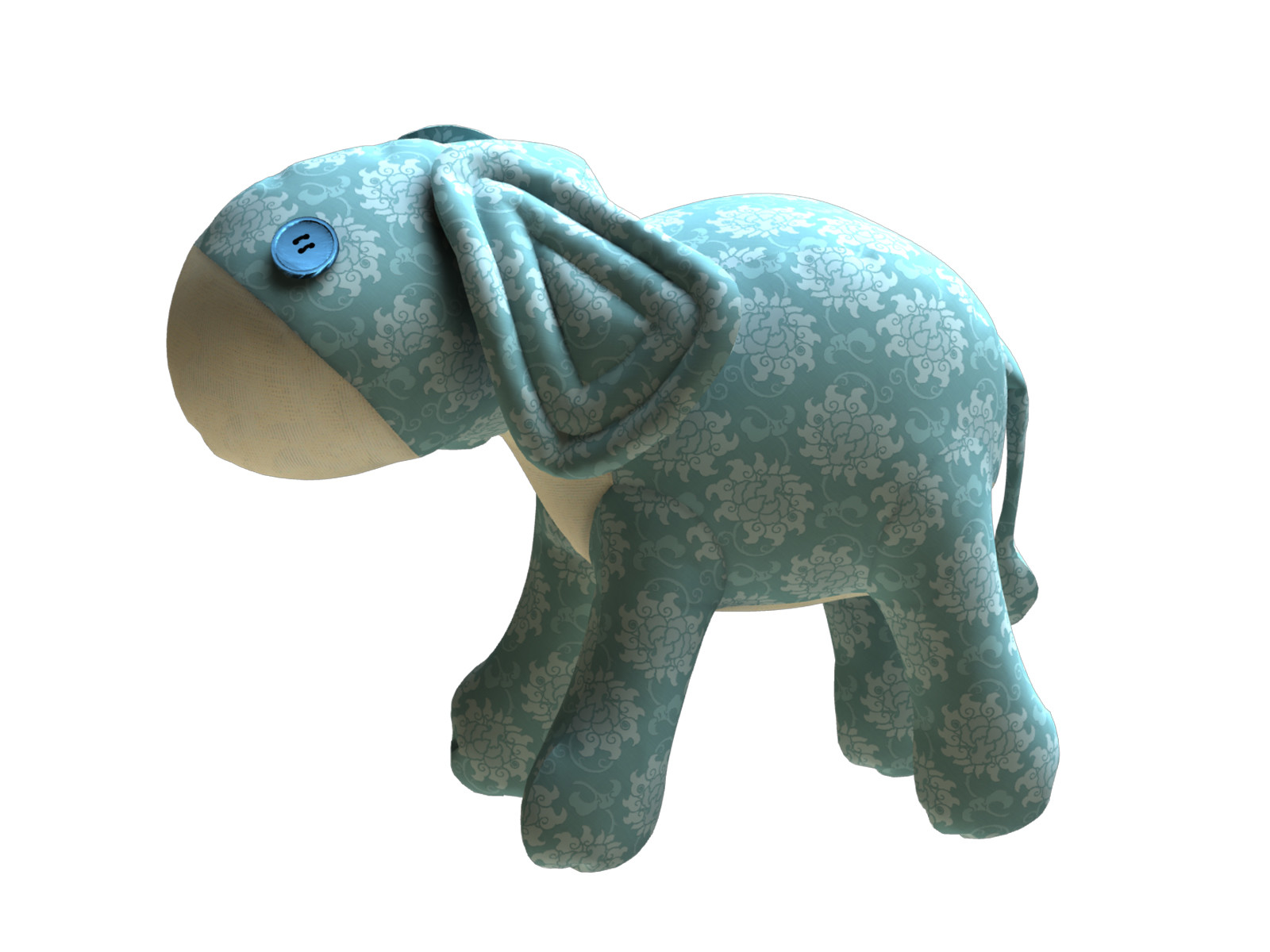 Donkey Plush Pattern + Resizing