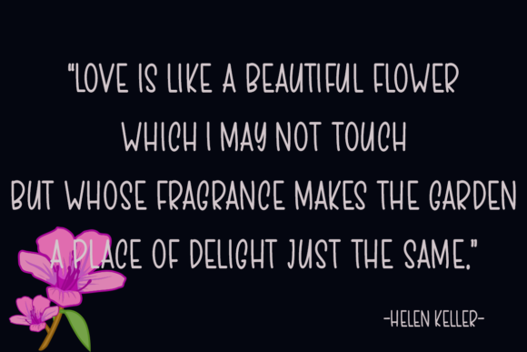 Flower Garden Font - Preview 2