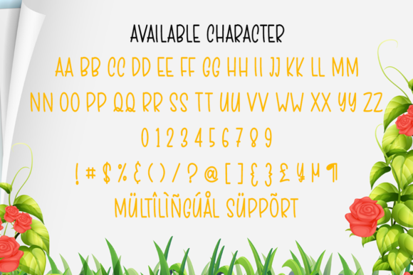 Flower Garden Font - Preview 6