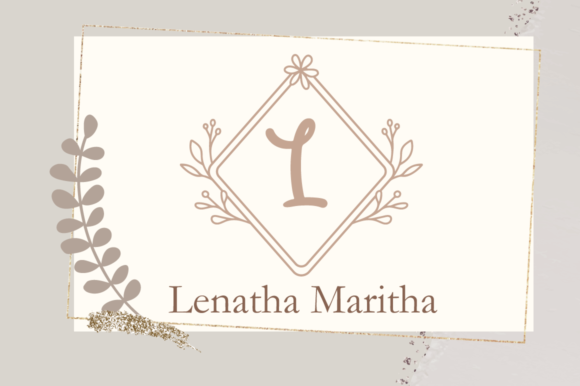 Heleny Monogram Font - Preview 1