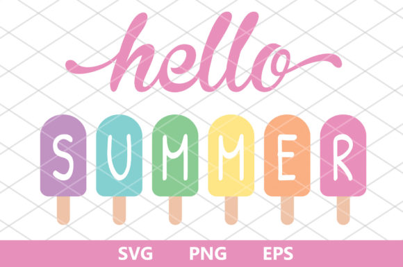 Hello Summer SVG Summer SVG Graphic Crafts By MLStudio