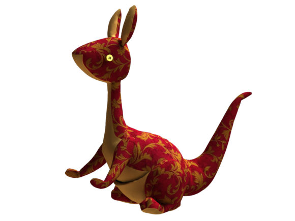Kangaroo Plush Pattern + Resizing